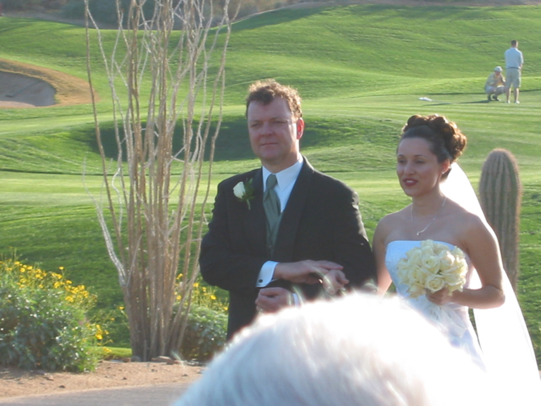 Annabels Wedding - Annabel and father