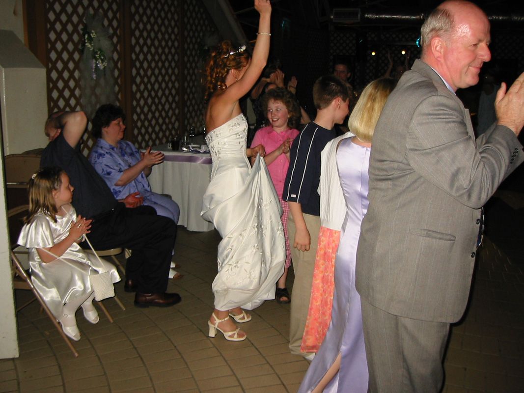 John Cecelia Wedding - Cecelia Dancing