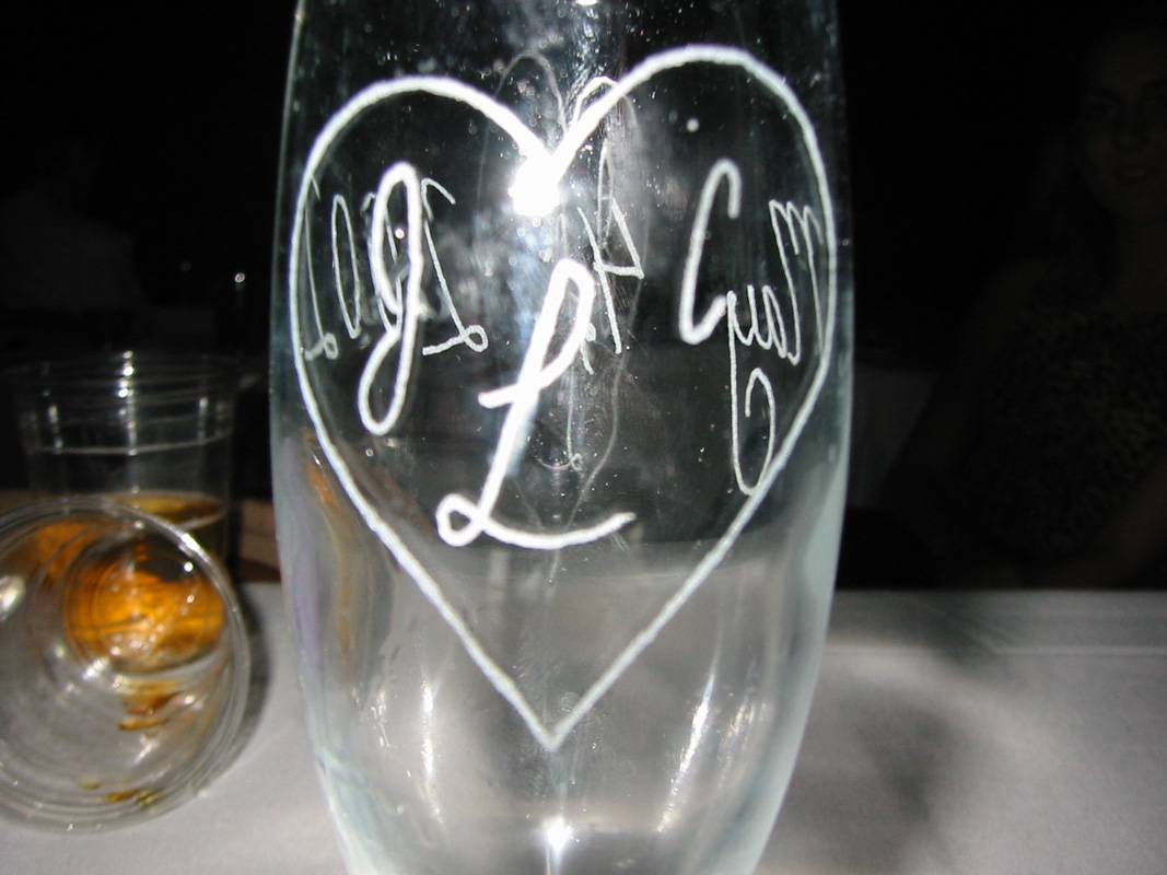 John Cecelia Wedding - Personalized Glasses