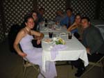 John Cecelia Wedding - Group at table